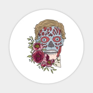 They Live Floral Magnet